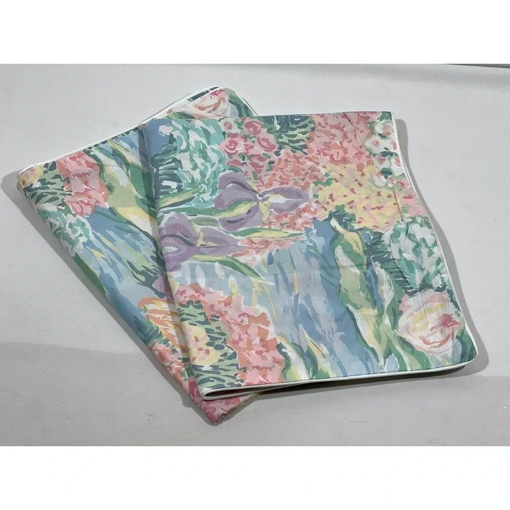 Claude Monet Giverny Floral Pillowcase Set Cottagecore Garden Impressionist